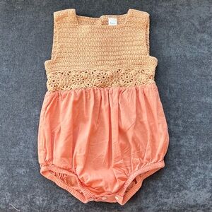 Kate Quinn Boatneck Sleeveless Crochet Super Bubble Size 18-24 Months